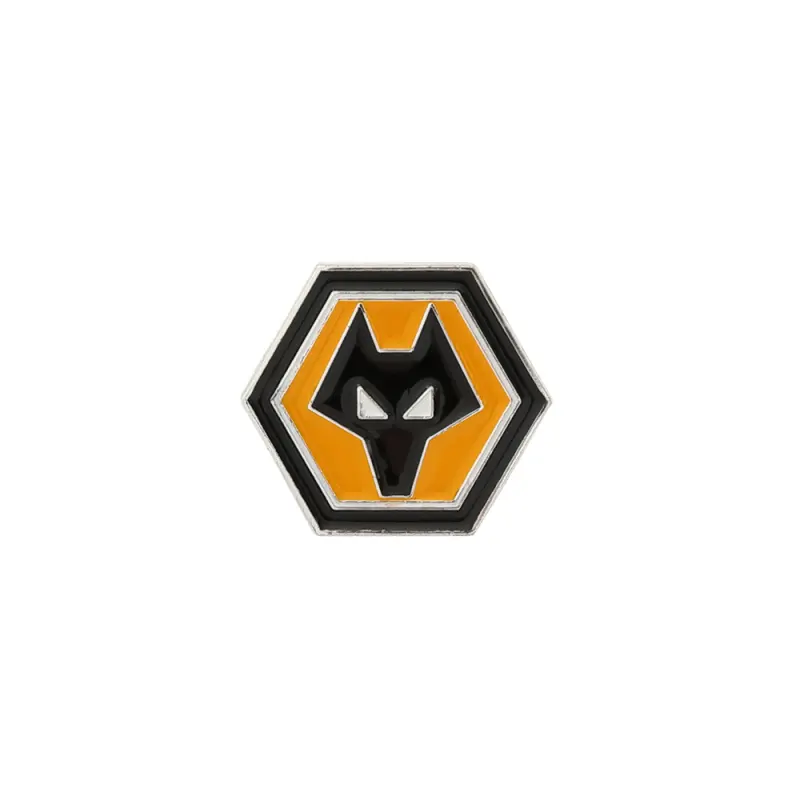 Wolverhampton Wanderers Shirt Store | Full Colour Enamel Crest Pin Badge Collection Wolverhampton Wanderers Official Gear